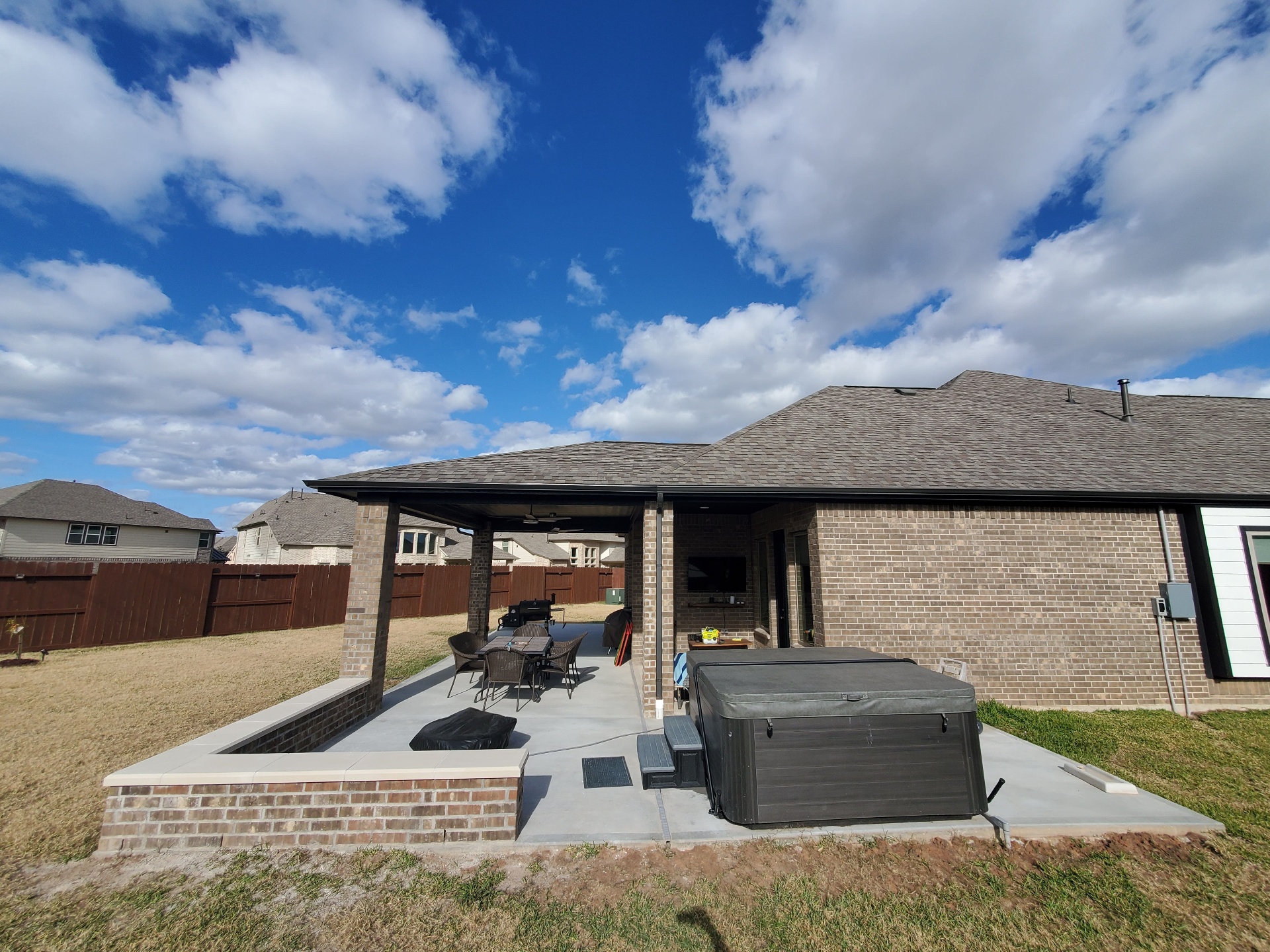 Custom patio project 1