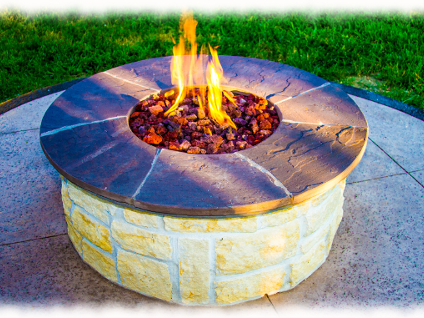 Outdoor Fire Pits Spring, The Woodlands & Houston, TX The Deck and