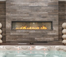 The Deck & Patio Company | Fire Pits and Features custom fire feature in katy