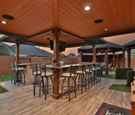 The Deck & Patio Company | Outdoor Kitchens custom veranda shade cover pergola arbor