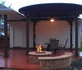 The Deck & Patio Company | Fire Pits and Features custom fire pit builder in houston