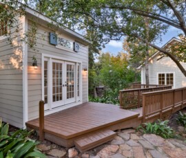 balcony deck, shed