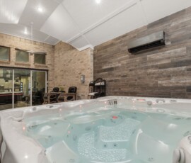 fire feature, hot tub